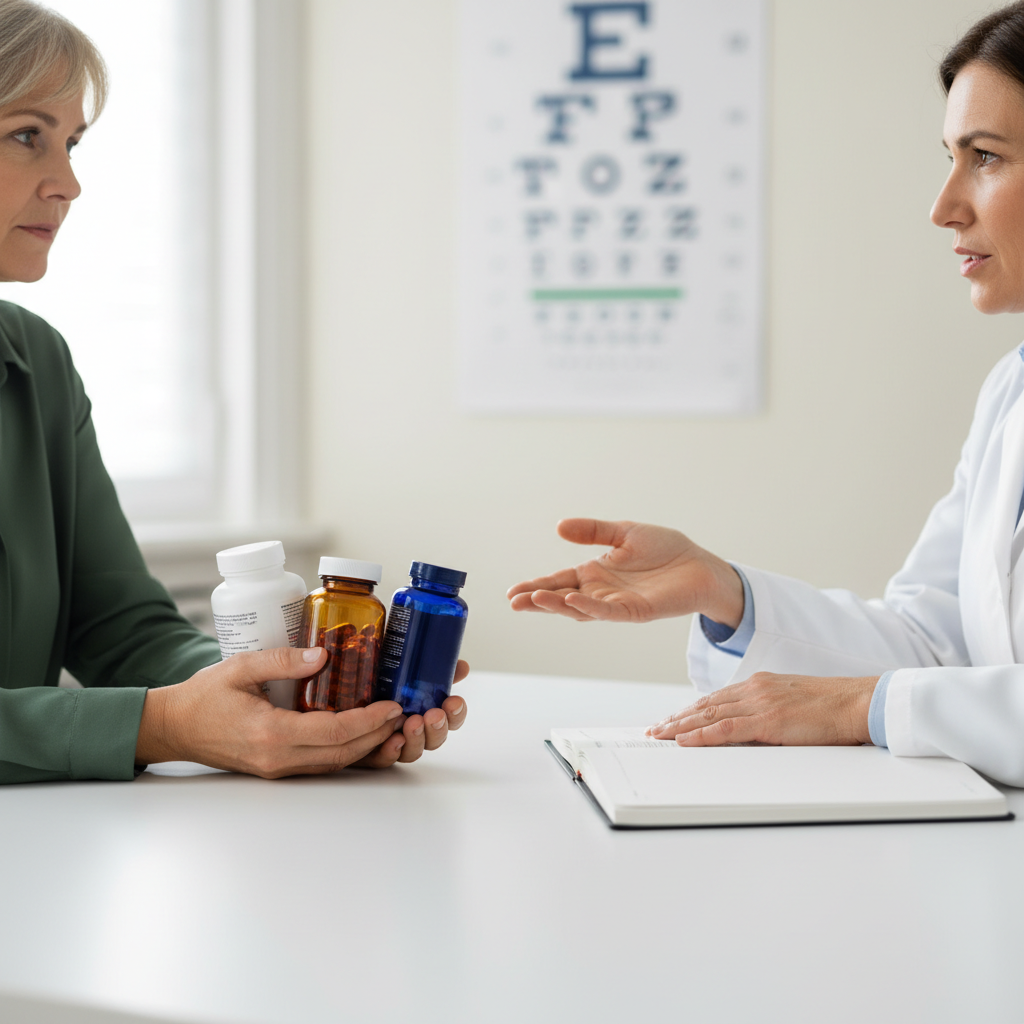 Suplementos para a saúde ocular: uso frequente e baixo conhecimento entre adultos, mais dois temas para o oftalmologista atento